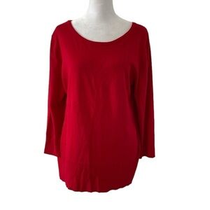 Cable & Gauge XL red sweater lightweight